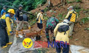 Hujan Mengguyur, Longsor Ganggu Jalur Sukabumi–Lebak