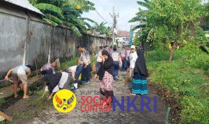 HUT Ke-5 Satlinlamil 3, Jalan Teuku Umar Disulap Jadi Lorong Bersih