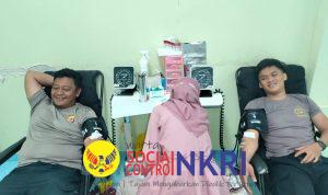 Polsek Jampang Kulon, Donor Darah, untuk Pasien Kritis