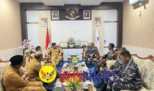 Danlanal Bintan Jalankan Courtesy Call Ke Bupati Bintan Untuk Pererat Sinergi Pemerintahan