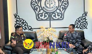 Danlanal Bintan Lakukan Kunjungan Silahturahmi Ke Kejari Bintan Untuk Perkuat Sinergi Penegakan Hukum