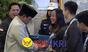 Martina Ayu Jadi Sorotan, Prabowo Hitung Medali Emasnya di Istana Negara