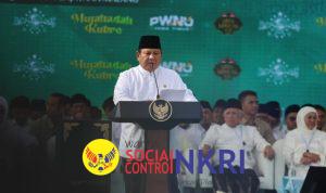 Di Hadapan Warga NU, Prabowo: Saya Tidak Akan Mundur Setapak Pun Berantas Korupsi