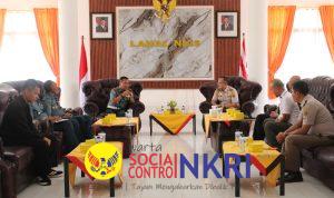 Perkuat Sinergitas Pengamanan Hayati dan Penegakan Hukum Laut, Lanal Nias Terima Audiensi Badan Karantina Indonesia