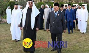 Prabowo Temui Presiden MBZ Bahas Penguatan Investasi Saat Lawatan ke UEA