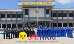 Purna Tugas Dengan Kehormatan, Danlanal Bintan Lepas Keberangkatan Serma Kom (Purn) Muzadi