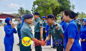 Pengabdian Yang Diapresiasi, Danlanal Bintan Pimpin Upacara Kenaikan Pangkat Prajurit