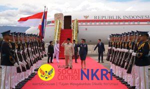 Prabowo Tiba di Filipina untuk Hadiri KTT ASEAN, Disambut Tarian dan Pasukan Jajar Kehormatan