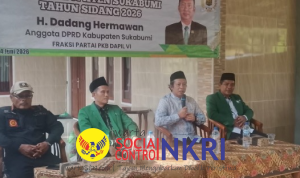 Anggota DPRD Kabupaten Sukabumi, H. Dadang Hermawan Aspirasi Jalan Rusak dan Dukungan Kegiatan Keagamaan