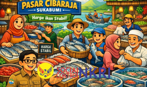 Dinas Perikanan Sukabumi Pastikan Harga Ikan Stabil di Pasar Cibaraja