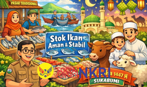 Dinas Perikanan Sukabumi Pastikan Stok Ikan Aman Jelang Idul Adha