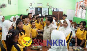 Jadi Presiden hingga Bawa Indonesia ke Piala Dunia, Kala Prabowo Dengarkan Cita-Cita Pelajar SMP 111 Jakarta Barat
