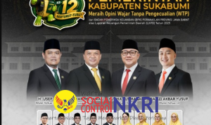 Ketua DPRD Sukabumi WTP ke-12 Jadi Bukti Tata Kelola Keuangan Daerah Secara Profesional dan Bertanggung Jawab