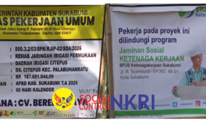 Dinas PU Sukabumi Rehabilitasi Jaringan Irigasi Citepus, Perkuat Ketahanan Pangan Petani Jadi Berkah Mubarokah