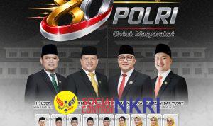 Ketua DPRD Kabupaten Sukabumi Ucapkan Selamat Hari Bhayangkara ke-80