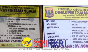 Pembangunan TPT di Cikurutug dan Pelengkap Jalan di Cikakak, Bukti Nyata Sukabumi Mubarokah
