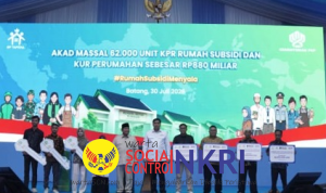 Prabowo Saksikan Akad Massal KPR FLPP untuk 62.710 Penerima, dari Guru SD hingga Pengemudi Ojol