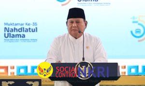 Di Muktamar NU Jombang, Prabowo Komitmen Sempurnakan Makan Bergizi Gratis