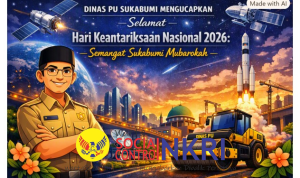 Dinas PU Sukabumi Sambut Hari Keantariksaan Nasional 2026 Semangat Muabrokah Bangun Negeri Menuju Masa Depan