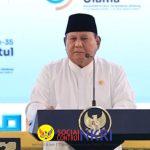 Prabowo di Muktamar NU Kita Hidup di Gugusan Pulau yang Sangat Makmur