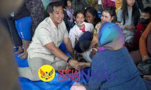 Legislator Gerindra Temui Pengungsi Sinabung, Dorong Kebutuhan Warga Segera Dipenuhi