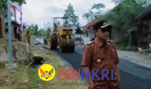 Rekonstruksi Jalan Kabupaten di Desa Cimahpar