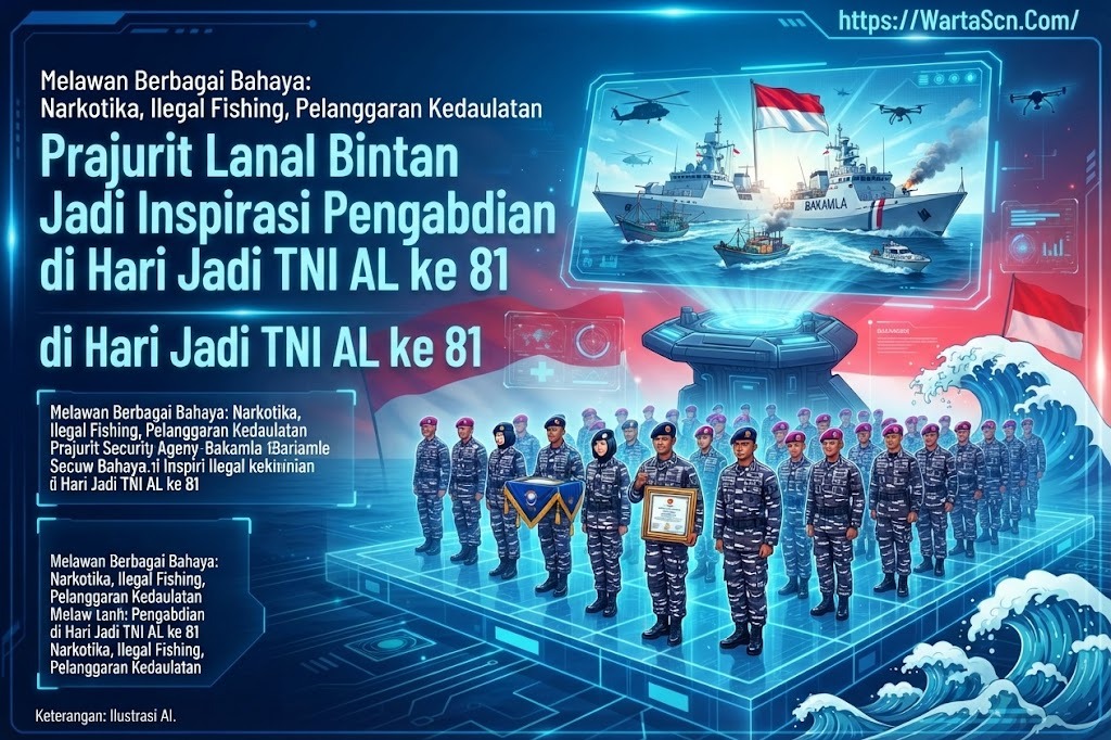 Prajurit Lanal Bintan Jadi Inspirasi Pengabdian di Hari Jadi TNI AL ke 81