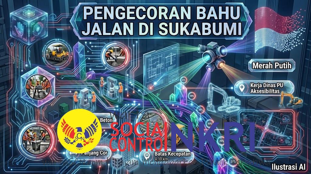 Jalan Parungkuda-Bojongpari Akhirnya Dicor Beton, Semangat Sukabumi Mubarokah